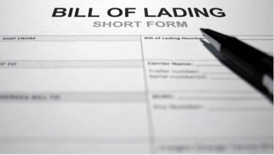 Bill of lading form submission