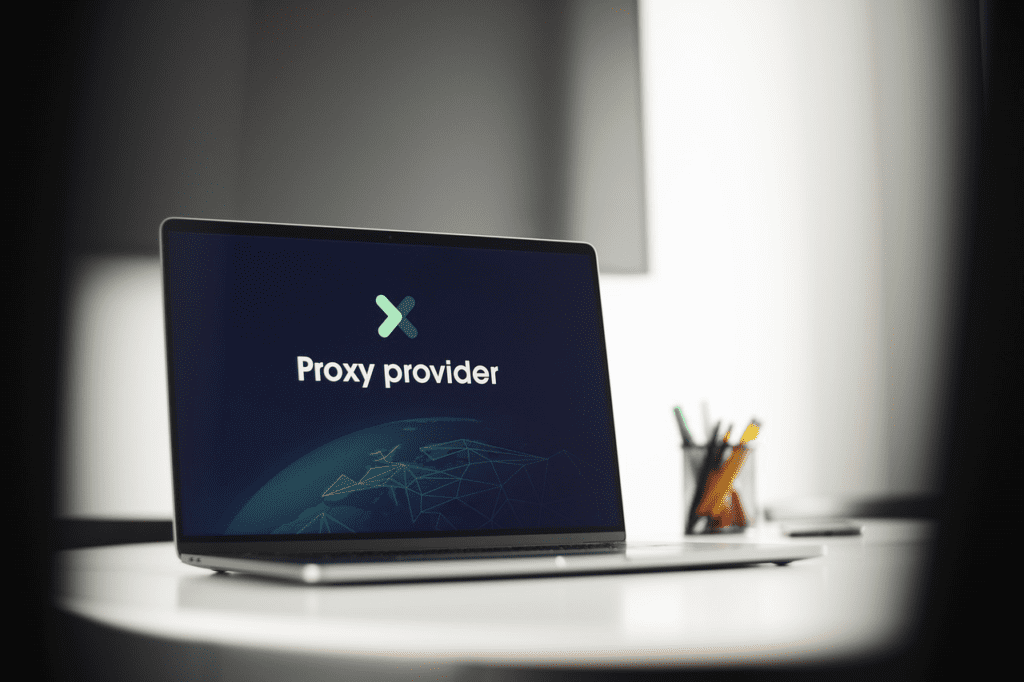 Proxy provider on laptop