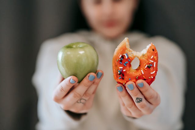 Donut vs apple to Prevent Nutritional Deficiencies 
